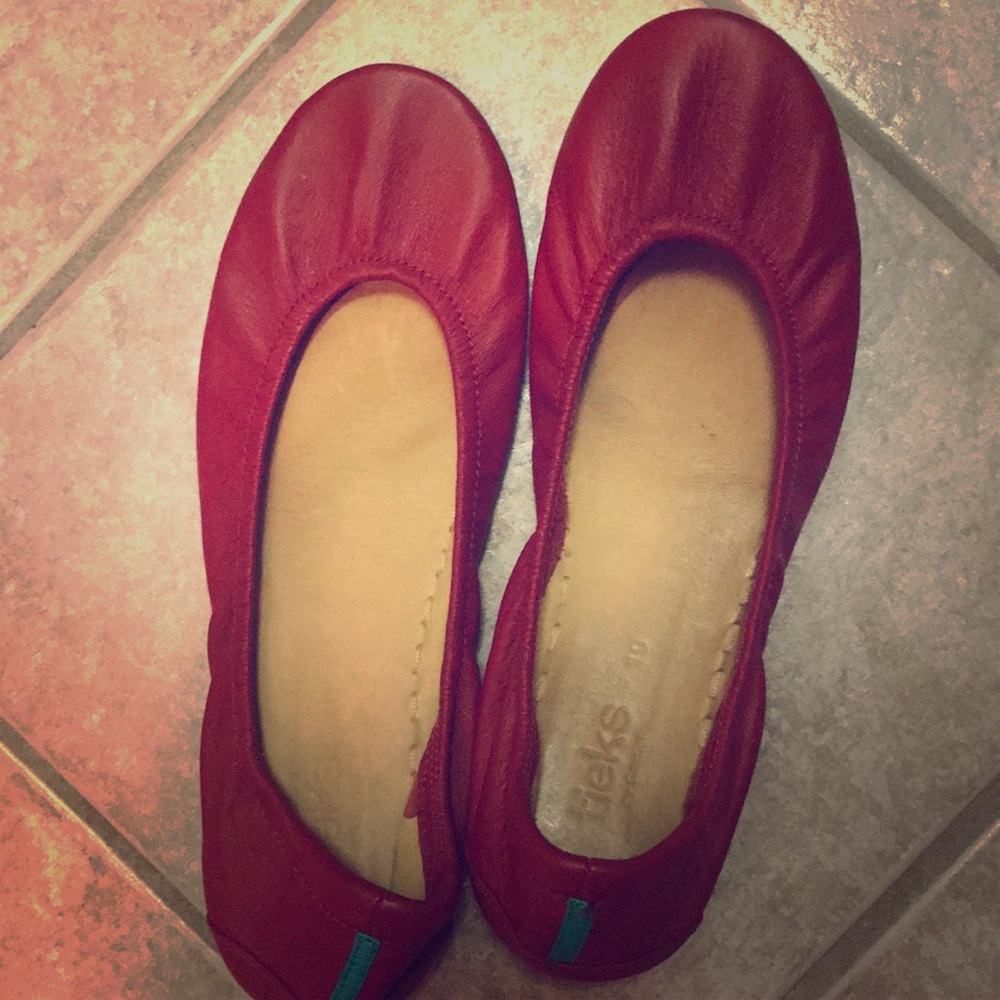 Crimson Tieks size 10
